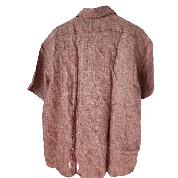 NEW Taylor Stitch The Short Sleeve California Button Up in Dried Cherry Hemp